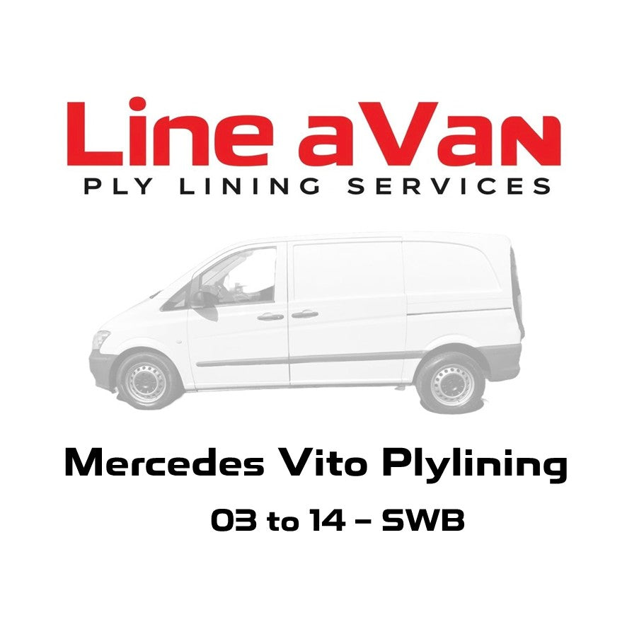 Mercedes Vito 2003-2014 SWB Plylining