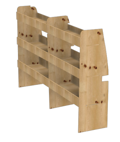 Transit Custom- upto 2023  (OLD SHAPE) - SWB O/S Shelving