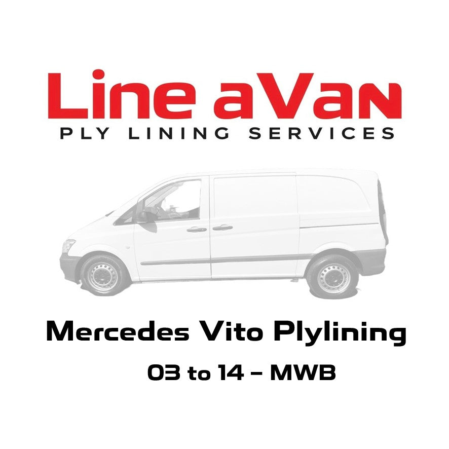 Mercedes Vito 2003-2014 MWB Plylining
